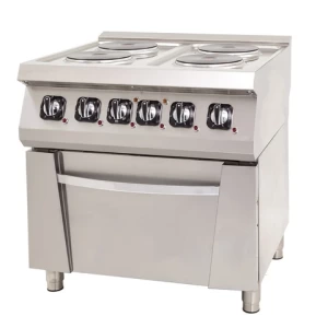 DRN 4 Lü Elektrikli Kuzine 4 Ocak 1 Fırın 80x73x85 Cm DRNEK-8070