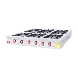 DRN 6 Lı Set Üstü Ocak Gazlı ve Lpg Li 130x84x20 Cm DRNLOS-6