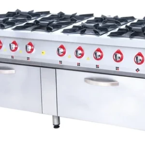 DRN 8 Li Kuzine 8 Ocak 2 Fırın Gazlı ve Lpg Li 200x104x85 Cm DRNKU-2010