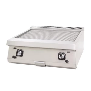 DRN Elektrikli Oluklu Pleyt Izgara Set Üstü 80x63x30 cm DRNEI-8060N