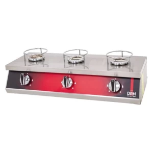 DRN 3 Lü Künefe Ocağı Gazlı ve Lpg Li 75x30x21 Cm DRNKNF-3