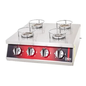 DRN 4 Lü Künefe Ocağı Gazlı ve Lpg Li 50x55x21 Cm DRNKNF-4