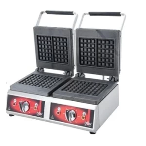 DRN 2'li Kare Waffle Makinesi Elektrikli DRNWK-2