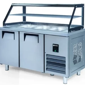 İceinox 6 Küvetli Servis Buzdolapları Camlı STS-G 650 CR