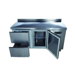 Ndustrio 2 Kapılı Tezgah Tipi Buzdolabı Gastronorm Seri 2 Çekmeceli 1 Kapılı TPG-72-2D