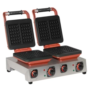 Omake Elektrikli Belçika Model Çiftli Waffle Makinesi Zamanlayıcılı WFL21.E22.0201.Z50