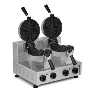 Omake Elektrikli Special Kare Model Çiftli Waffle Makinesi Dönerli Zamanlayıcılı WFL12.E22.0101.Z5F