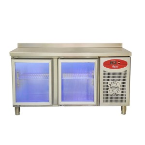 Osimo Gastronom Seri Tezgah Tip Derin Dondurucu, Cam 2'li Kapaklı, 370 Litre