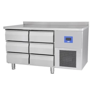 Öztiryakiler TAG 270 LMV Altı Çekmeceli Tezgah Tip Derin Dondurucu 134x70x85