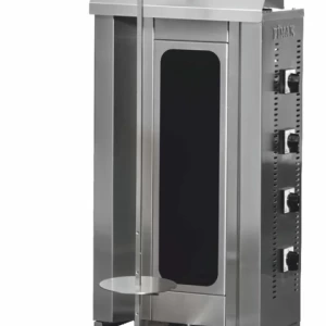 Pimak 4 lü Üstten Motorlu Elektrikli Döner Ocağı 50x70x115 cm M077-4C