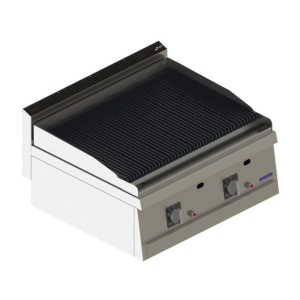 Seamac 700 Seri SGLI870SC Su Çekmeceli Lavataşlı Döküm Izgara, 80x70x30 cm, Doğalgazlı