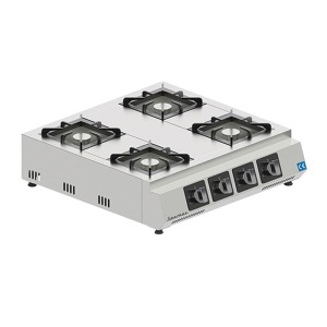Seamac OG4.LPG Dört Gözlü Set Üstü Ocak, 20x20 cm, LPG