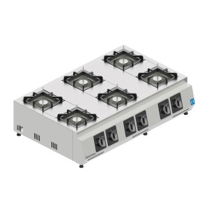 Seamac OG6.LPG Altı Gözlü Set Üstü Ocak, 20x20 cm LPG